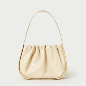 LOEFFLER RANDALL ARIS SHOULDER BAG IN ALMOND